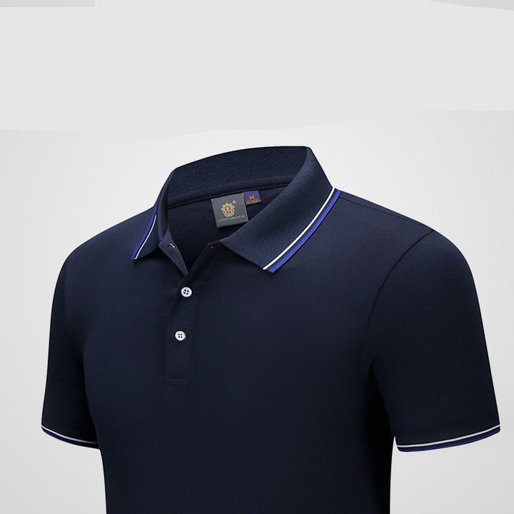 Work Clothes Custom T-Shirt Short-Sleeved Men's Polo Shirt Summer Corporate Culture Advertising Shirt