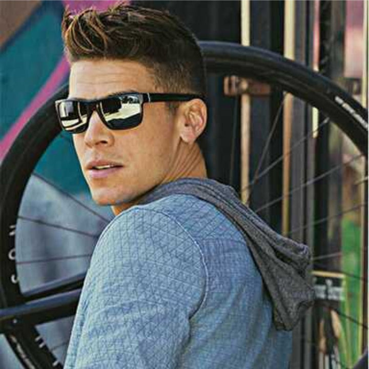 Fashion Large Rim One-piece Sports Sunglasses