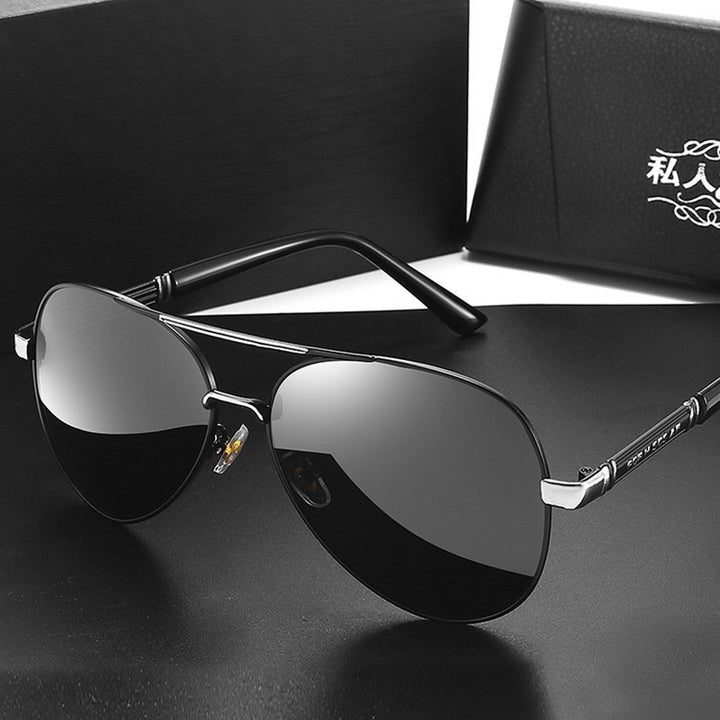 New Polarized Sunglasses Men's Metal